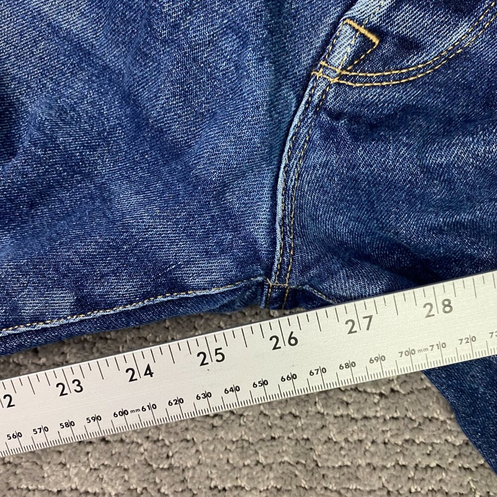 Buck Mason Maverick Slim Jeans Men's 34 x 32 Actual 35 x 26 Double Dipped Denim - Picture 16 of 16
